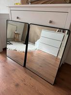 2 grote industriele spiegels 54 x 74 cm, Huis en Inrichting, Woonaccessoires | Spiegels, Ophalen, Zo goed als nieuw, Minder dan 100 cm