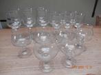 18-delig glas servies - Wijnglazen - Cognacglazen, Glas of Glazen, Ophalen of Verzenden, Overige stijlen, Glas