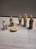 Kerststal beeldjes set, Antiek en Kunst, Antiek | Religie, Ophalen of Verzenden