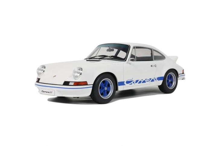 Porsche 911 2.7 RS 1973 Wit/Blauw - GT Spirit 1:12, Hobby en Vrije tijd, Modelauto's | 1:5 tot 1:12, Nieuw, Auto, 1:9 t/m 1:12