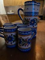 Vintage Waterkan met Bekers, Ophalen of Verzenden