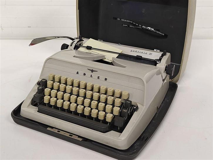 A6987 Adler Gabriele 20 [1966], Diversen, Typemachines, Gebruikt, Ophalen of Verzenden