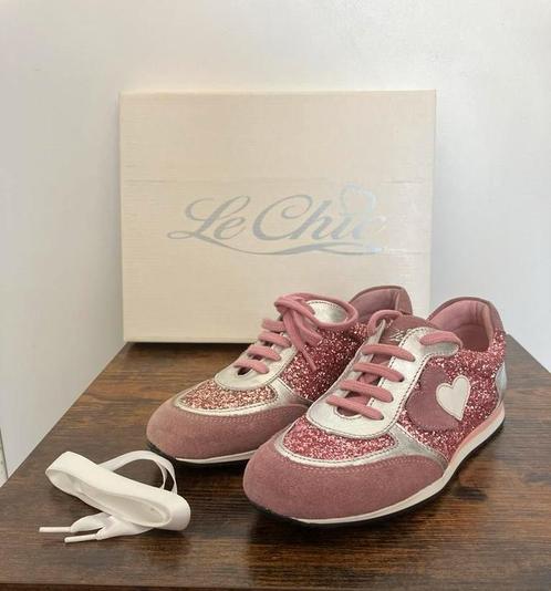 NIEUW! LeChic, gympen, maat 35, roze met glitter, Kinderen en Baby's, Kinderkleding | Schoenen en Sokken, Nieuw, Schoenen, Meisje
