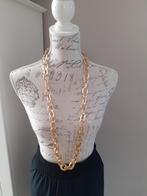 Prachtige goudkleur schakel ketting dames., Sieraden, Tassen en Uiterlijk, Kettingen, Ophalen of Verzenden, Nieuw, Goud, Overige materialen