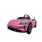 Elektrische Kinderauto Porsche Taycan 2 persoons 24Volt roze, Info@power-wheels.nl, Nieuw, Ophalen of Verzenden, Power wheels kinderauto amsterdam