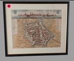 Een historische kaart of plattegrond van de stad Dokkum., Ophalen