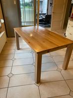 Zware eikenhouten tafel - 160x90 cm, Huis en Inrichting, Tafels | Eettafels, Ophalen, Gebruikt, Eikenhout, 50 tot 100 cm
