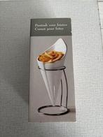 frietzakjes porselein in standaard, Ophalen of Verzenden, Zo goed als nieuw