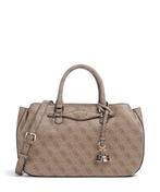 Guess logo handtas beige, Ophalen of Verzenden, Zo goed als nieuw, Beige, Handtas