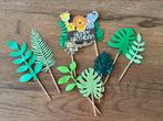 Taarttopper kinder / peuter jungle, Ophalen of Verzenden, Zo goed als nieuw, Taarten of Cupcakes, Versiering