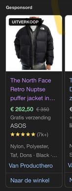 The North Face jas, Zwart, Ophalen of Verzenden, Zo goed als nieuw, The North Face