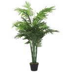 Kunstplant kamerplant palmboom 120 cm groen GRATIS BEZORGD!, Verzenden, Nieuw, Binnen