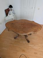 Antieke ovale wortelnoten tafel, Ophalen of Verzenden