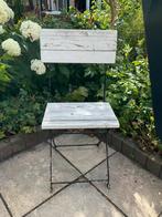 Franse Bistrostoel, Parijse charme op je balkon, Tuin en Terras, Ophalen of Verzenden, Zo goed als nieuw, Hout, Inklapbaar