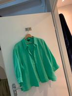 Groene Claudia Sträter Linnen Blouse - Maat 42/44, Kleding | Dames, Ophalen of Verzenden, Zo goed als nieuw, Maat 42/44 (L), Groen