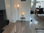 Set vloerlamp en tafellamp met rookgas., Ophalen, Gebruikt, Glas, 100 tot 150 cm