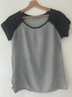 Blauw/wit shirtje van Silvercreek - maat 34, Silver Creek, Ophalen of Verzenden, Gedragen, Maat 34 (XS) of kleiner