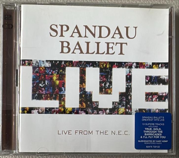 SPANDAU BALLET, Live from the N.E.C , 2 cd’s zeer zeldzaam, Cd's en Dvd's, Cd's | Pop, Zo goed als nieuw, 1980 tot 2000, Ophalen of Verzenden