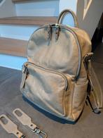 Cowboysbag luiertas rugzak - Grijs leer, Ophalen of Verzenden, Zo goed als nieuw, Rugzak