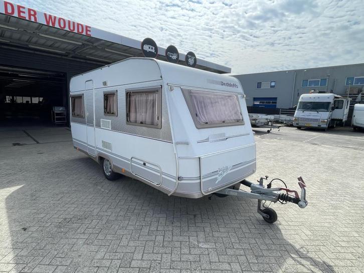 Dethleffs Beduin 450 Nette caravan met voorten, Caravans en Kamperen, Caravans, Bedrijf, 750 - 1000 kg, Overige, Dethleffs, Overige typen