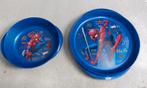 Spiderman Bord en schaaltje, Huis en Inrichting, Keuken | Servies, Ophalen, Overige materialen, Gebruikt, Bord(en)