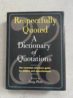 Respectfully Quoted - Citaten Woordenboek, Ophalen of Verzenden, Zo goed als nieuw, Algemeen, Los deel