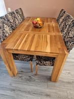 Eettafel met 6 stoelen, Ophalen, Gebruikt, 4 tot 6 stoelen