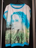 Wit shirt met print *NIEUW*, Wit, Maat 42/44 (L), Nieuw, Ophalen of Verzenden