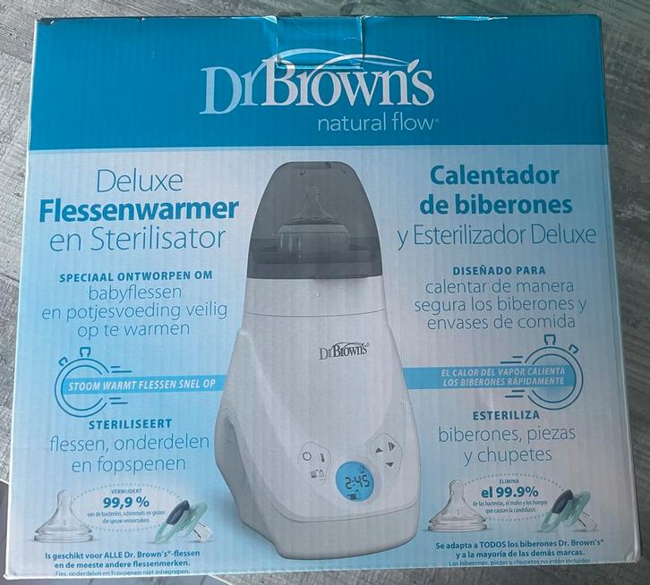 Dr. Brown's Deluxe Flessenwarmer & Sterilisator, Kinderen en Baby's, Babyvoeding en Toebehoren, Gebruikt, Flessen- of potjesverwarmer