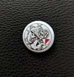 Ajax Button Speld Pin - Wit, Zwart, Rood, Ophalen of Verzenden, Nieuw, Ajax, Overige typen