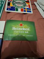 3  verschilende Heineken Borden Emaille, Verzamelen, Merken en Reclamevoorwerpen, Ophalen of Verzenden, Gebruikt, Reclamebord