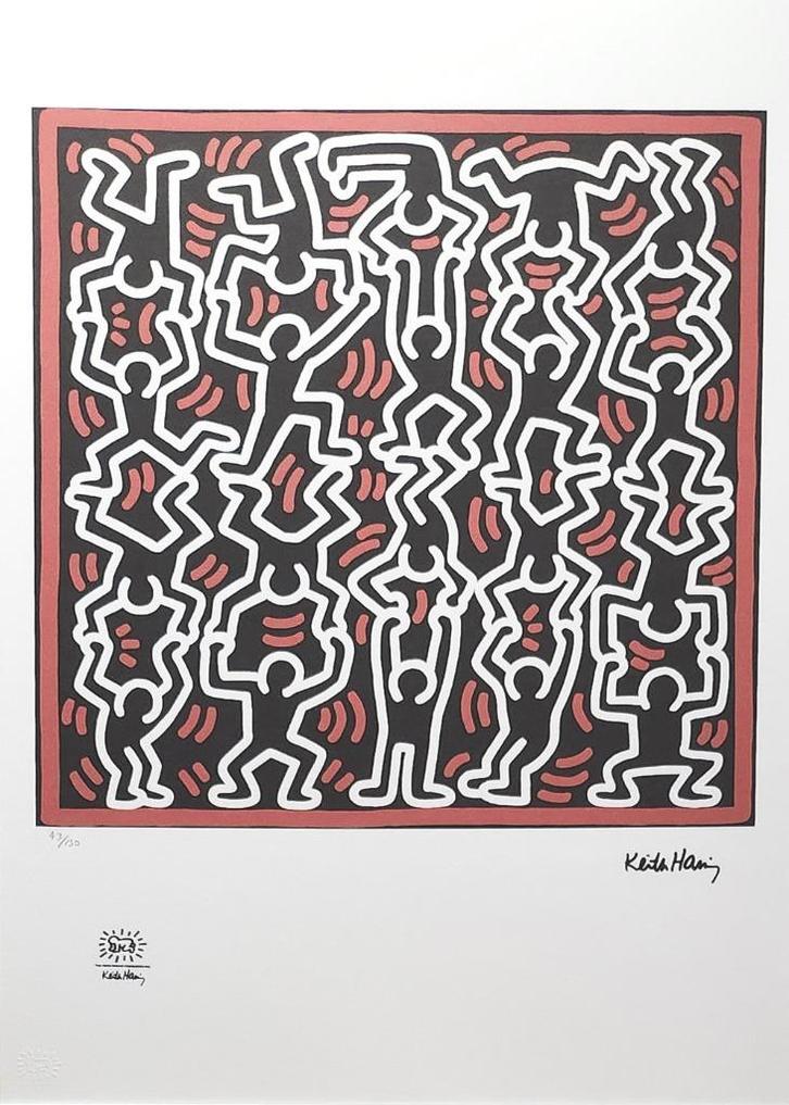 Keith Haring - Untitled (A), Antiek en Kunst, Kunst | Litho's en Zeefdrukken, Ophalen of Verzenden