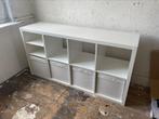 Witte Ikea Kallax 2x4 vakkenkast, Ophalen, Gebruikt
