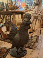 Grote echte bronzen haan 57 cm hoog erg mooi bijzonder beeld, Ophalen