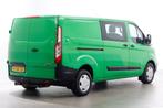 Ford Transit Custom 2.0 TDCI 130pk E6 L2H1 Trend D.C. 2x Sch, Voorwielaandrijving, 15 km/l, Gebruikt, Euro 6