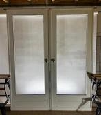 Mooie set oude ensuite schuifdeuren met geslepen glas