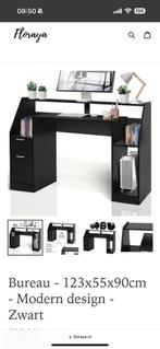 Gaming Bureau - Zwart - 123x55x90cm, Huis en Inrichting, Bureaus, Nieuw, Ophalen, Bureau