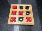 houten spel boter kaas en eieren, Hobby en Vrije tijd, Gezelschapsspellen | Bordspellen, Een of twee spelers, Ophalen of Verzenden