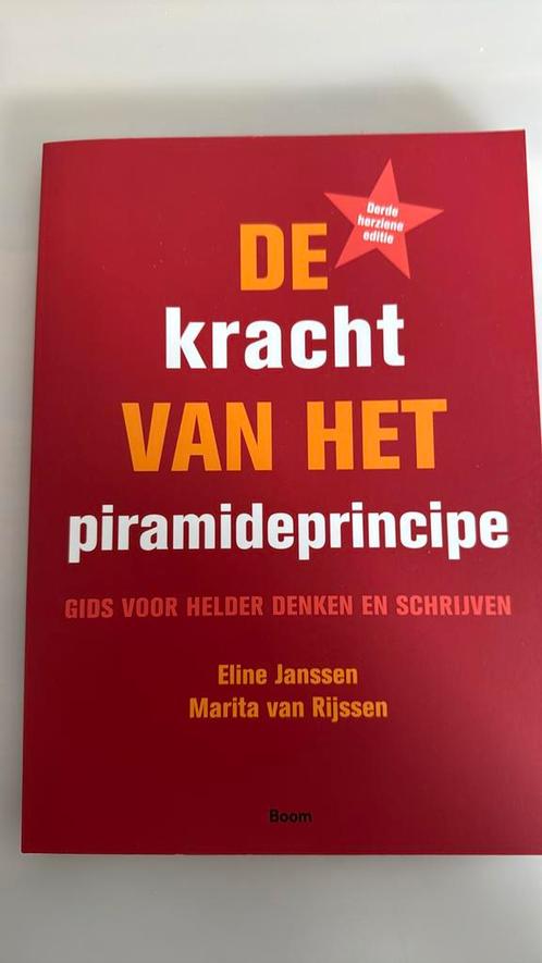 Marita van Rijssen - De kracht van het piramideprincipe, Boeken, Wetenschap, Nieuw, Ophalen of Verzenden