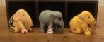 3 kleine Elephant Parade beeldjes, Ophalen of Verzenden, Gebruikt, Wild dier, Beeldje of Figuurtje