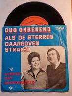 single Duo Onbekend ALS DE STERREN DAARBOVEN STRALEN  1977, Cd's en Dvd's, Vinyl Singles, Nederlandstalig, Gebruikt, Ophalen of Verzenden