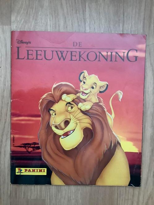 De Leeuwenkoning verzamelalbum 1994 Panini, Verzamelen, Disney, Zo goed als nieuw, Overige typen, Leeuwenkoning of Jungle Boek