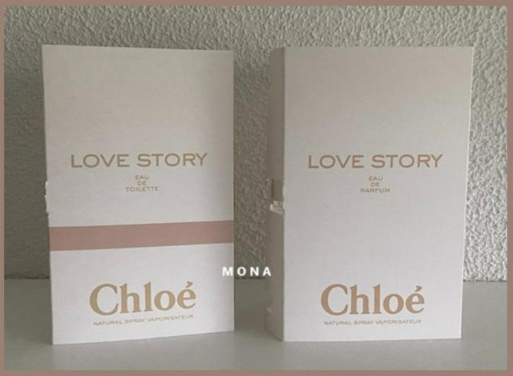 ChloéLovestory set 2 parfum samples proefjes testers, Sieraden, Tassen en Uiterlijk, Uiterlijk | Parfum, Nieuw, Verzenden
