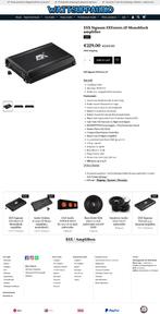 ESX Signum SXE2000.1D monoblok versterker 1000W RMS, Audio Design, Nieuw, Am Breilingsweg 3, 76709 Kronau, Duitsland, Ophalen of Verzenden