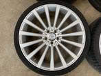 20 inch Borbet Audi A5 S5, A4 B9 velgen + zomerbanden, Gebruikt, 255 mm, Banden en Velgen, Ophalen of Verzenden