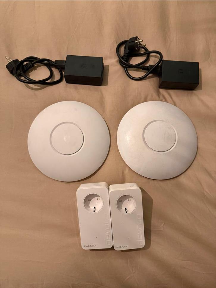 Ubiquiti Unifi Access Points AC PRO & Adapters, Computers en Software, Accesspoints, Gebruikt, Ophalen of Verzenden