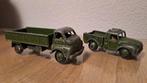 Dinky Toys army 1ton cargo truck 641 en 3ton army wagon 621, Ophalen of Verzenden, Gebruikt, Bus of Vrachtwagen, Dinky Toys