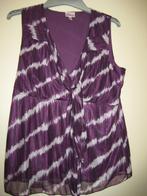 Paarse blouse, 48, Biaggini, Kleding | Dames, Ophalen of Verzenden, Zo goed als nieuw, Maat 46/48 (XL) of groter, Paars