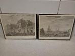 2 oude prenten, Antiek en Kunst, Kunst | Etsen en Gravures, Ophalen of Verzenden