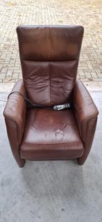 Lederen sta op stoel, Ophalen, Gebruikt, Bruin, Leer